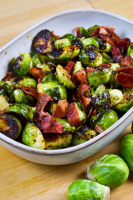 Balsamic Bacon Brussels Sprouts by Turbo E Outdoor Grill