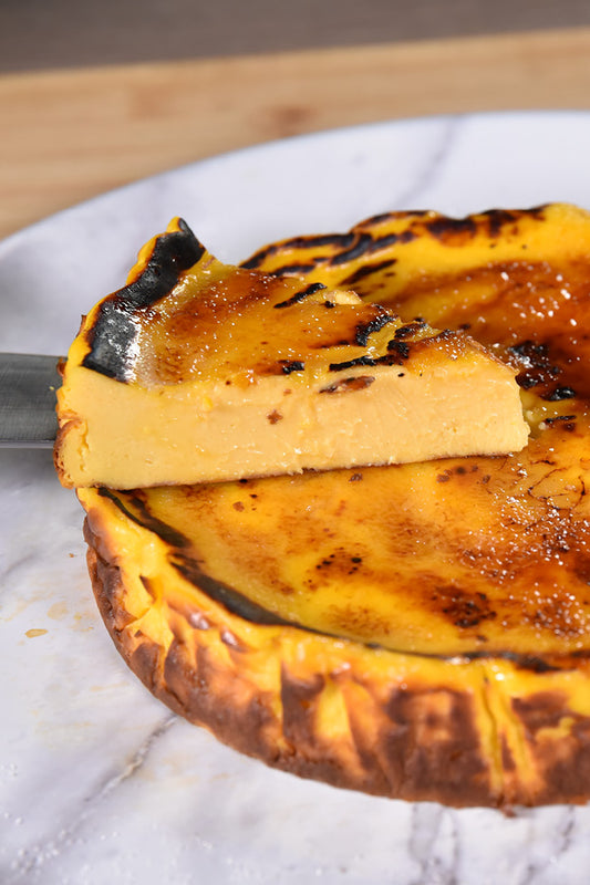 Pumpkin Basque Cheesecake by Turbo E Outdoor Electric Grill